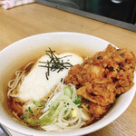 一由そば - とろろそば＋ゲソ天