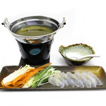 和食処まきや - 天然平目しゃぶしゃぶ（１人前）