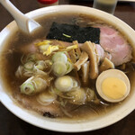 青竹手打ちラーメン 桐生宿 - きのこチャーシュー