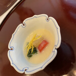 あざみ野 割烹 SEKIDO - 小蕪、金時にんじん、春菊の酒粕仕立て