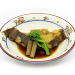和食処まきや - 天然平目煮付け