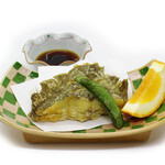 和食処まきや - 天然平目唐揚げ