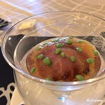 プチレストラン ブーケ・ド・フランス - 牡蠣と生ハムのカクテル