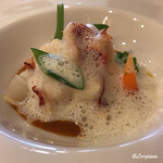 プチレストラン ブーケ・ド・フランス - オマール海老のポシェ