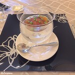 プチレストラン ブーケ・ド・フランス - 牡蠣と生ハムのカクテル