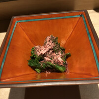 鮨 こしかわ - 一品目の菜の花で心鷲掴み