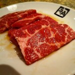 Gyuu kaku - 牛ロースです。