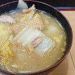 ちゃんこみやこ - お通し（カレーちゃんこ）