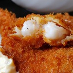 ニュー大黒 - エビフライの断面♪