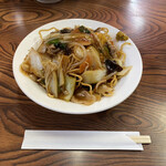 あたり亭 - 五目あんかけ揚げ焼きそば