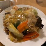 南海飯店 - かたい焼ソバ