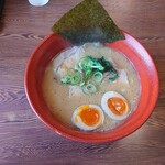 沖縄宮古島ラーメン　天晴 - とんこつ醤油　炙りアグー豚ラーメン￥1280(21-01)