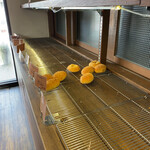 福山亭 - カレーパンがちょこっと残ってます。
      ほとんど売り切れ。