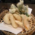 Kuu - 穴子と春野菜の天ぷら