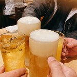 のぶ味 - 乾杯♪