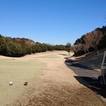 成田フェアフィールドゴルフクラブ  レストラン - OUT No1 この後ずっとちいさいワングリーンの周りはＯＢ