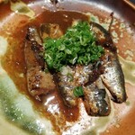 クイシンボウ - 大羽イワシの肝醤油焼き