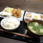 中洲ふじ本 - 「牡蠣フライ定食〔1000円：税込）