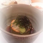 シロオビ - そしてこれが〆の“青竹素麺”・・・とにかく美味い。