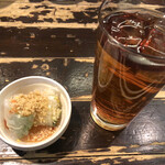 タイの食卓 オールドタイランド - 生春巻きとアイスウーロン茶