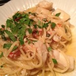 ファッティーズ - カニトホタテのスパゲッティーニ