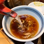 千歳船橋長寿庵 - 蕎麦湯