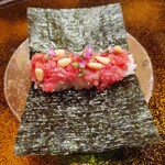 是しん - トロ手巻き