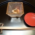 京都 吉兆 - 2012.08　先付、鮑