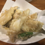 立呑み魚参 - 穴子の天ぷら