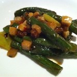 中国飯店 富麗華 - インゲンと豚ばら肉の香ばしい炒め