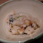 神保町 傳 - 大穴子の土鍋ご飯　ひつまぶし風