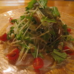 Buranshu - 本日のカルパッチョサラダ（スズキ）６００円