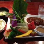 カフェ ナカクラ - デミグラスソース　ハンバーグ