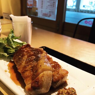 3時間低温調理した三元豚肩ロースのグリル付きコース プリフィックスコース 選べるコース Trattoria Grano 石岡 パスタ 食べログ