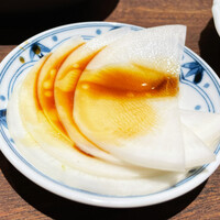 鶏匠 膳 - 裏MVPの口直し大根（なくなったら補充してくれます）