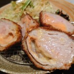 Yakuzen Nabe Buta Shabu Semmon Ten Nishitani - ランチの週替りミルフィーユかつ✨こちら明太チーズ。
