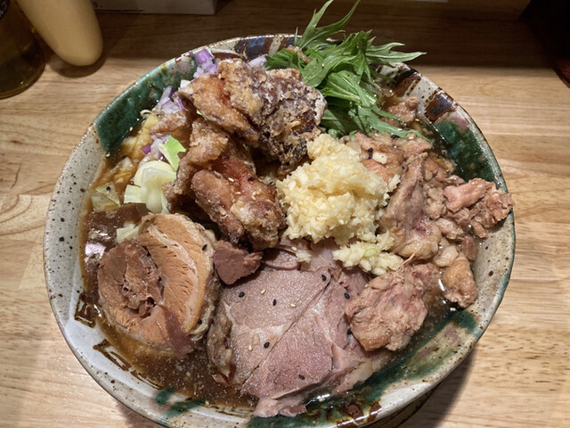 らうどm 汁なし300g安定の野菜盛り By 金さん513 自家製麺屋 知多らうど2669 常滑 ラーメン 食べログ