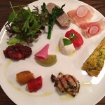 La Cucina Italiana Rustica - 特選コース(6000円)の前菜