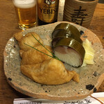 いづ重 - 鯖いなり1625円小ビン450円