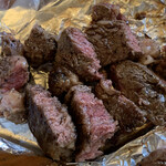 塊肉ステーキと牡蠣 アホヤネン 岡崎BBQガーデン - 