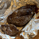 塊肉ステーキと牡蠣 アホヤネン 岡崎BBQガーデン - 