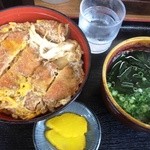 うどん・そば北の庄 - カツどんセット（７８０円）