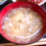 さくら本店 - (ﾗﾝﾁ)さくら定食 味噌汁　2021.1.29