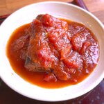 さくら本店 - (ﾗﾝﾁ)さくら定食 小鉢：サンマのトマト煮　2021.1.29