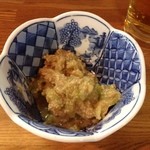 鳥久 - キュウリの胡麻和え