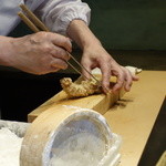 みかわ 是山居 - 松茸仕上がり