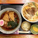 Maru ka - かつ丼とそば（1,000円）