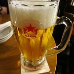 ビヤホールライオン - サッポロ黒ラベル大ジョッキ(2012.8)