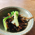 かっこう料理店 - 先付け 北海道産ひじきの五目煮