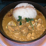 田舎かっぽう海山 - 週替わりランチ　チキンバターカレー